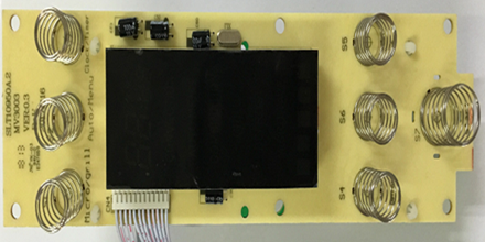 Microwave control panel